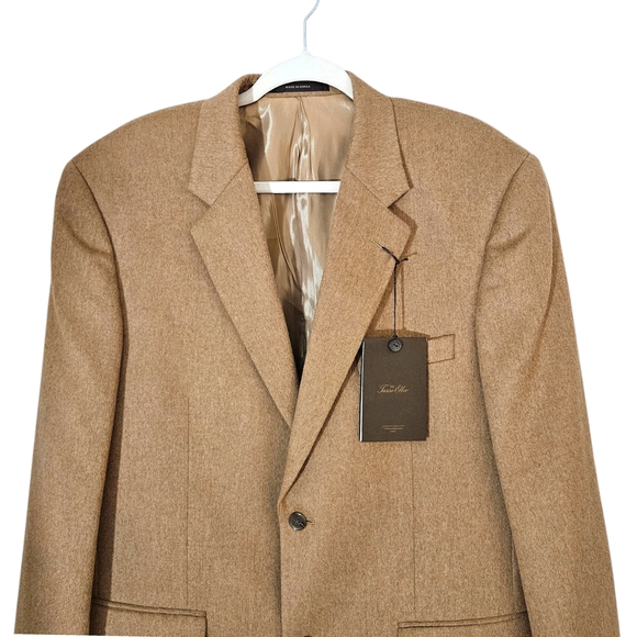 NWT Tasso Elba 100% Camelhair Tan Men's Sport Jacket R41 - Picture 3 of 15